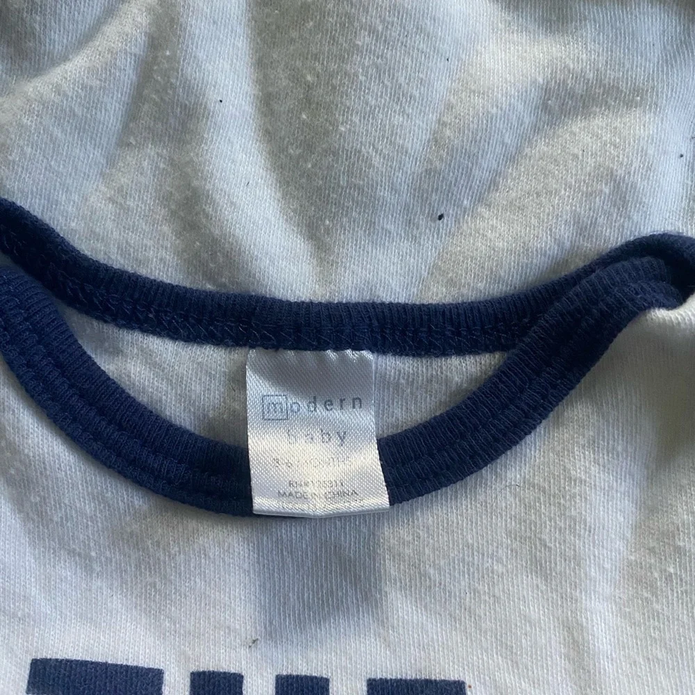 Navy and White Kids One Piece boys 3-6 months